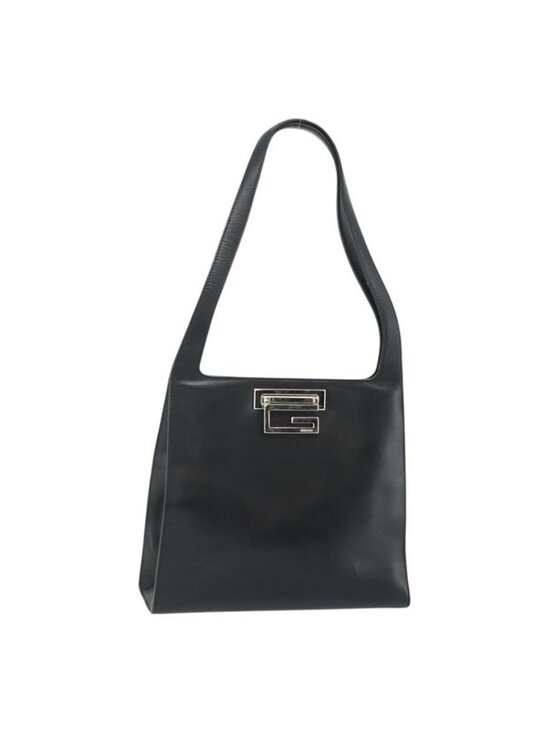 GUCCI Handbags - Authentic GUCCI Shoulder Bag Leather Black Silver 001 3043